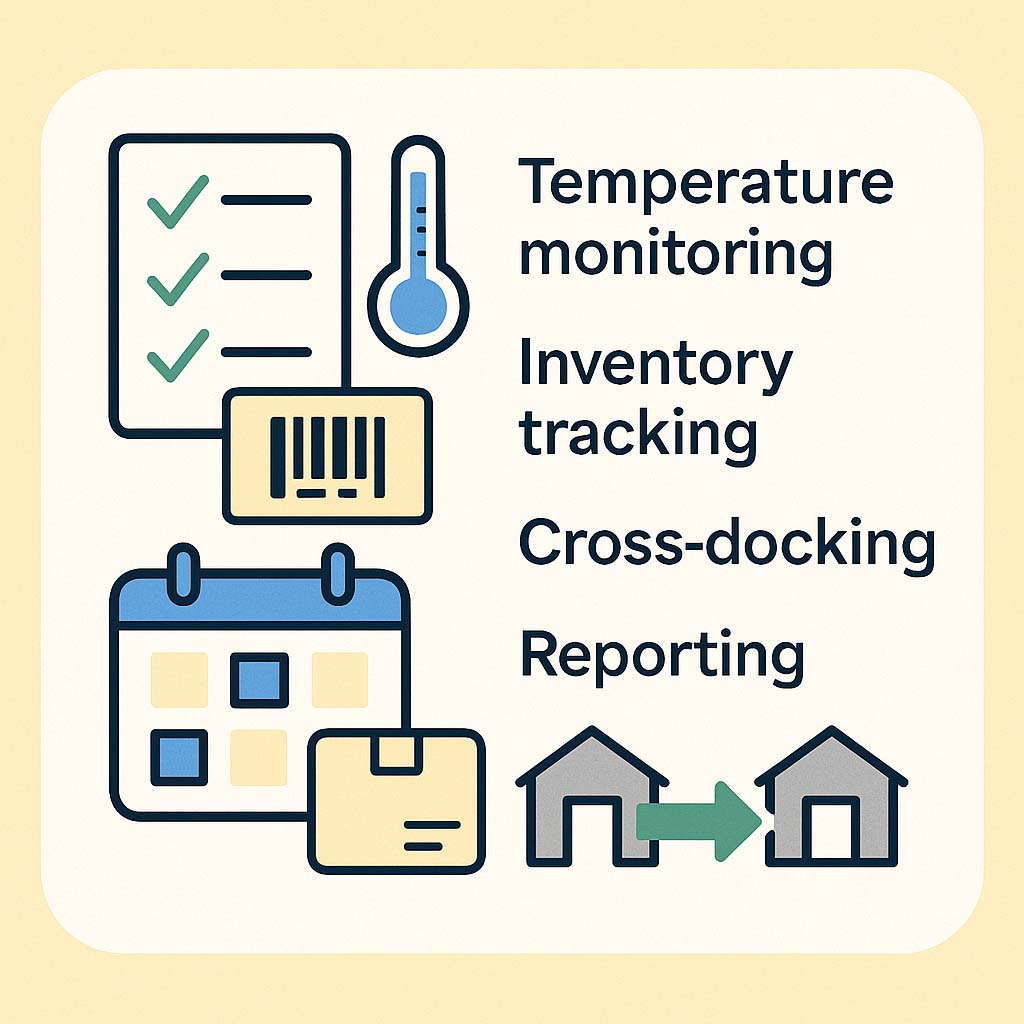 Cold storage feature illustration