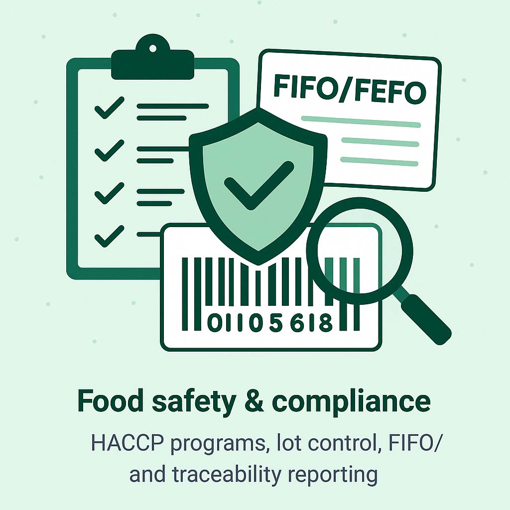 Food safety and compliance