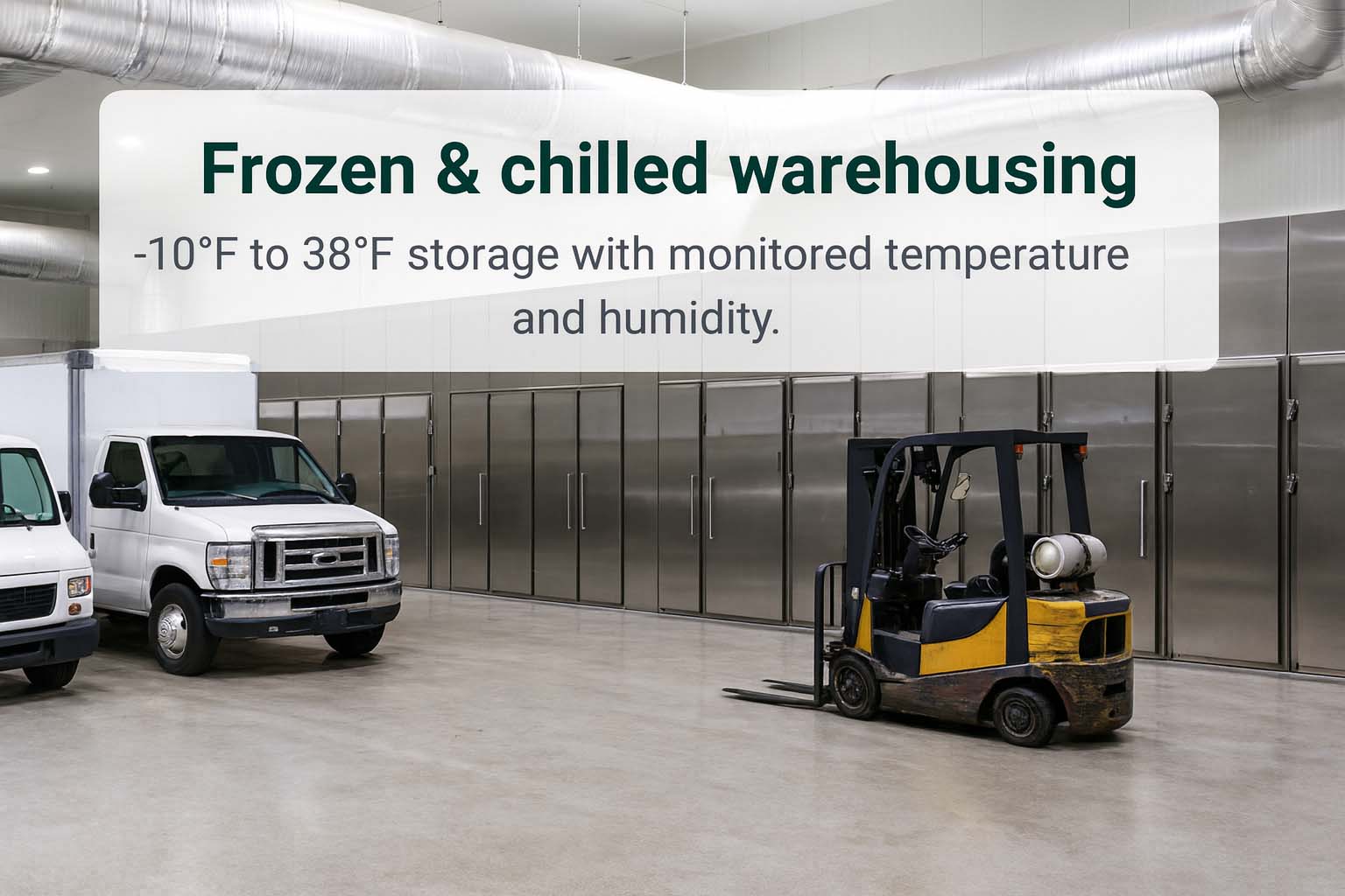 Frozen and chilled warehousing